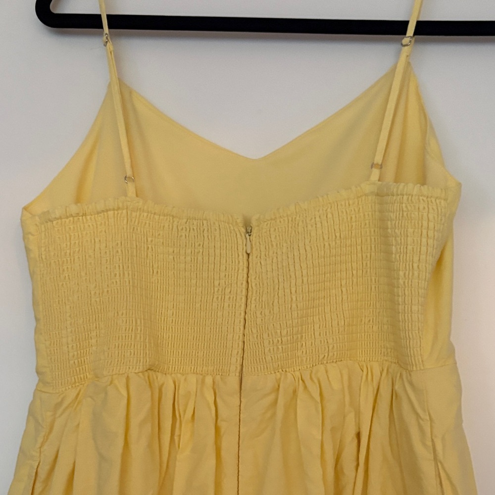 Yellow Maxi Sundress with Eyelet Hem - Women Dresses Midi/Maxi - Picture 3 of 3